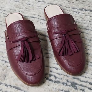 Catherine's Malandrino Maroon Mules